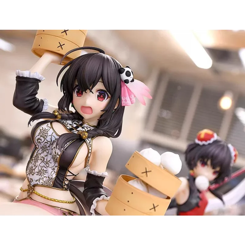 In Stock Original KDcolle KonoSuba 1/7 Megumin Yunyun Cheongsam Anime Figure Model Collection Doll Ornaments Birthday Present
