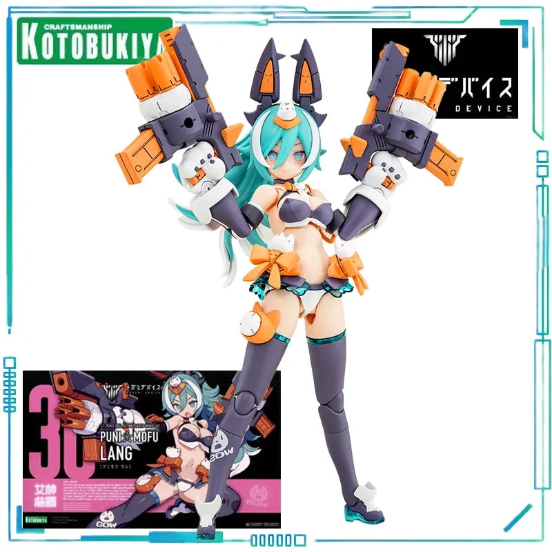 Kotobukiya Genuine MEGAMI DEVICE Goddess Device Series Regular Version 30 PUNI MOFU Wolf Assembly Model Cute Toys Collection