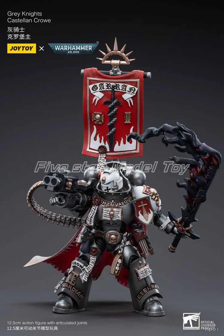 【In stock】Original JOYTOY Grey Knights Castellan Crowe 1/18 Action Figures Anime Models Toys Gifts Collection