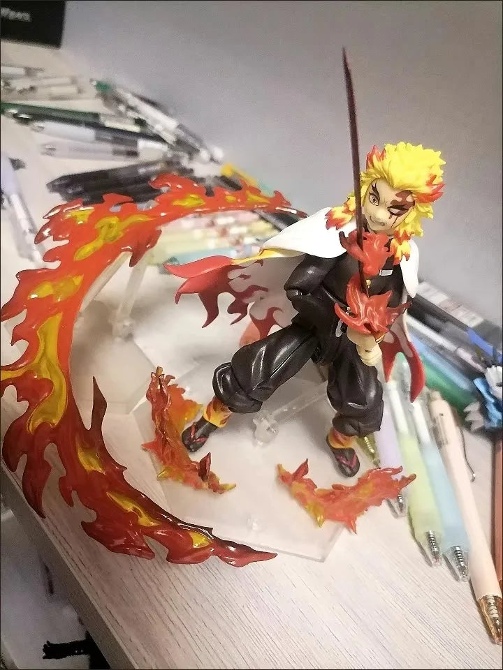 Demon Slayer Flame Hashira Rengoku Action Figure Model Tanjirou Nezuko Agatsuma Zenitsu Anime Figure Collect Hobbies Toys Gifts