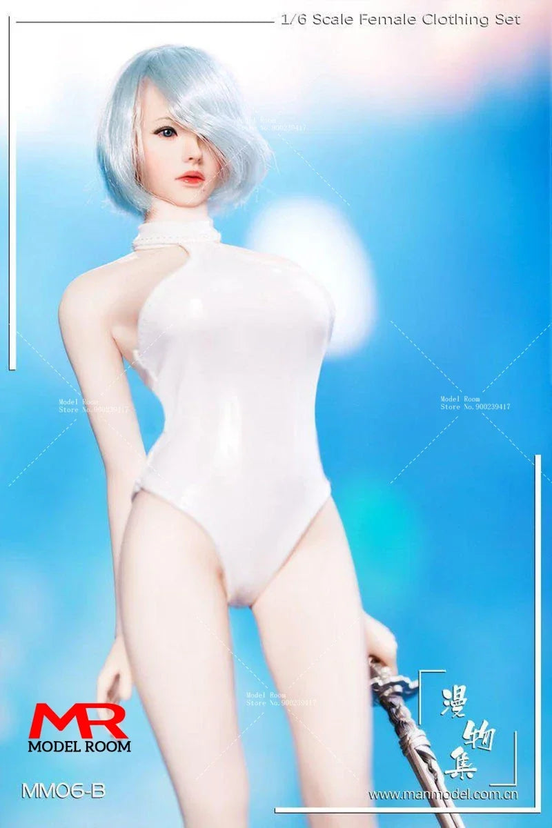 TF TOYS TF01 1/6 Scale 2B Girl Dress Head Sculpt Cosplay Clothes Props Fit 12'' TBL S10D Female Soldier Action Figure Body Dolls