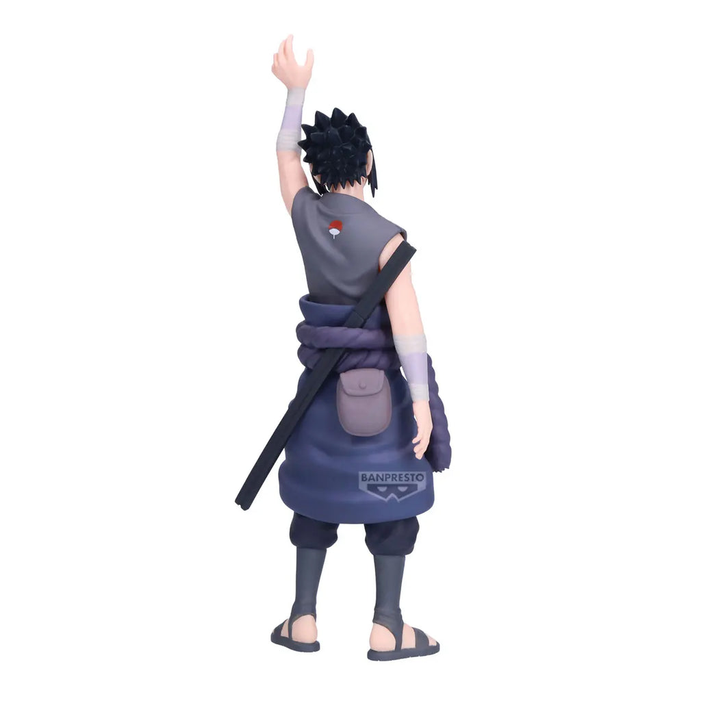 Original BANDAI BANPRESTO Naruto Shippuden Sasuke Uchiha PANEL SPECTACLE Anime Action Figure Figurine PVC Toy Model Gift
