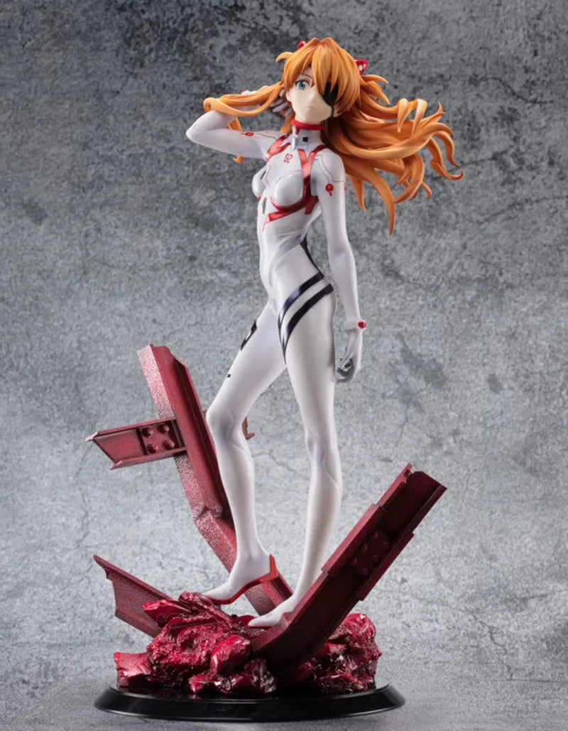 In stock Genuine EVA  Final task Asuka Langley Soryu 27CM PVC Action Anime Figure Model Toys Figure Collection Doll Gift