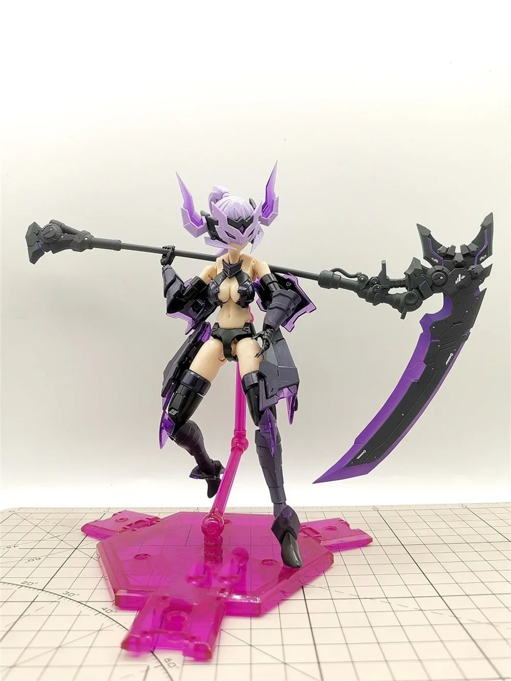 【No Figure】1/12 Scale Female Resin 3D Unpainted Conversion Parts Large Scythe Fit Kotobukiya Model For Collection For DIY