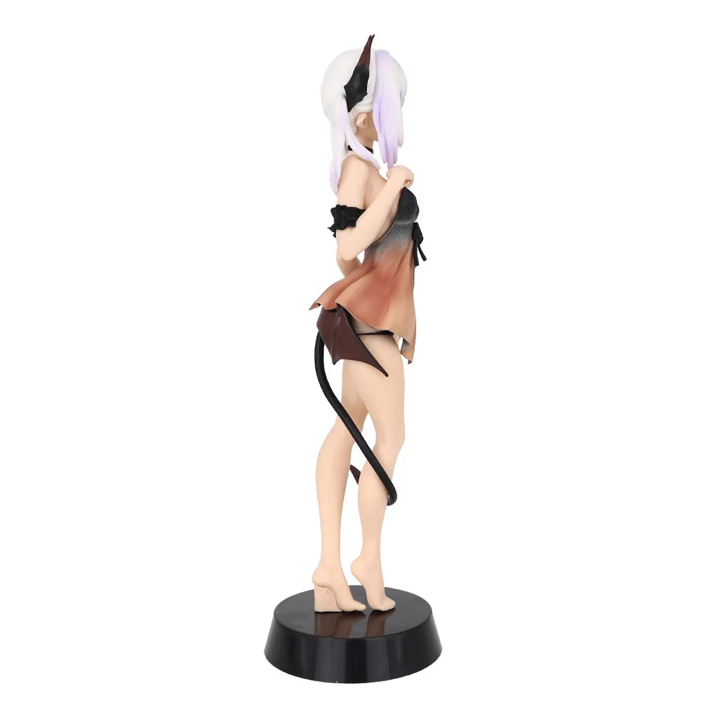 28cm Anime little devil Lilith Q version standing posture Action Figure PVC model Toys doll Desk Decor Collectible Gifts