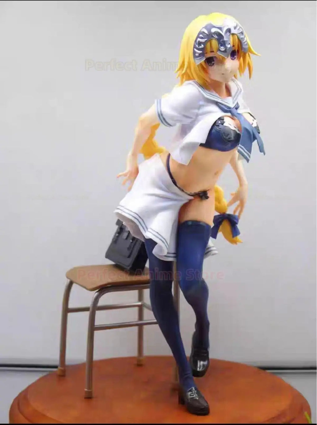 Spot Fate/Grand Order Black School Uniform Joan of Arc Sailor Suit Joan of Arc Figure Anime 2D