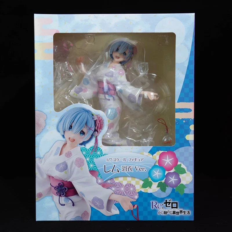 In Stock Original Claynel Kadokawa Prepainted KDcolle Re:Zero Kara Hajimeru Isekai Seikatsu Rem Yukata Ver. Anime Figure Model