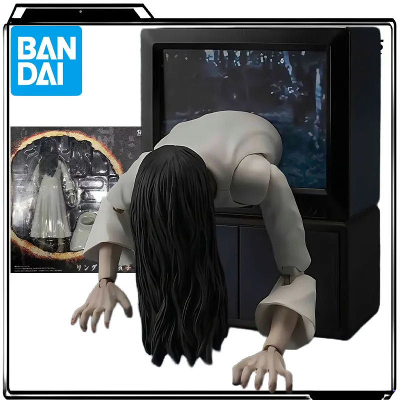 Bandai Genuine S.H.Figuarts Anime Figure Sadako Yamamura 140mm Action Figure Toy for Boys Kids Gift Collectible Model Ornaments