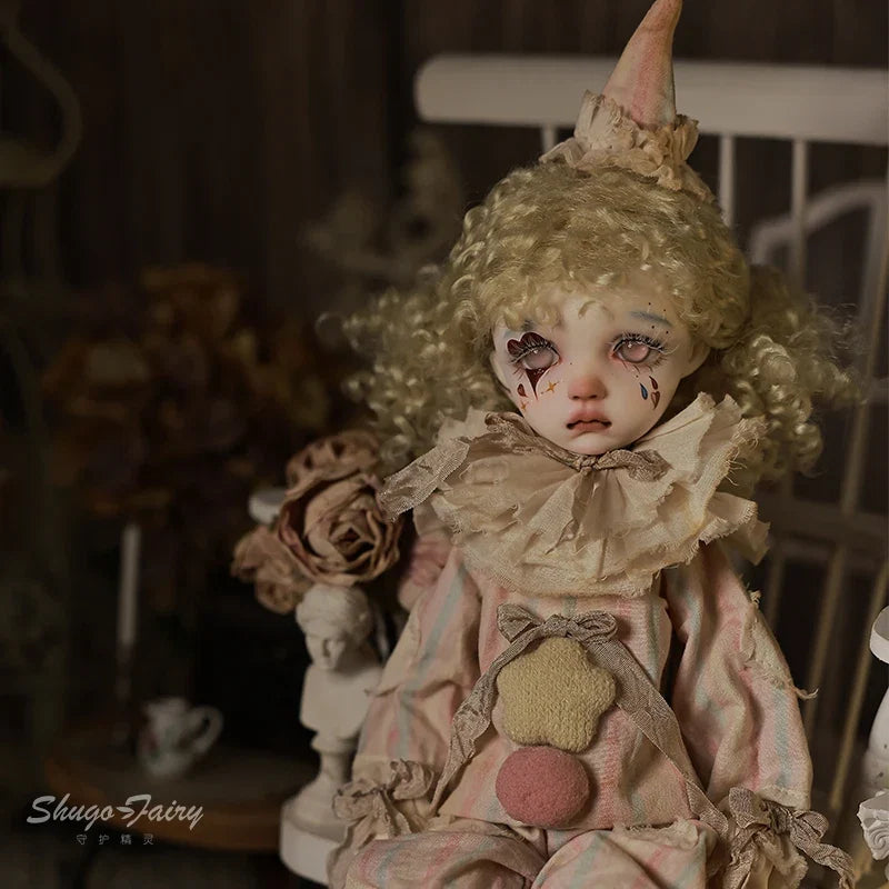 Original BJD 6 Points 6 Sd Doll Sekino Clown Makeup Circus Doll Costume Personalized Custom Figurine Genuine Model Gifts