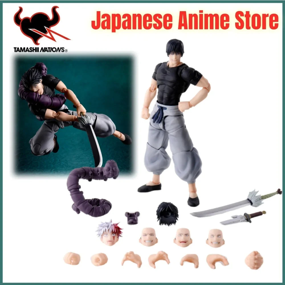Original BANDAI Jujutsu Kaisen Anime Fushiguro Toji S.H.Figuarts Anime Figure Action Figurine Model Figuarts Collector Toys