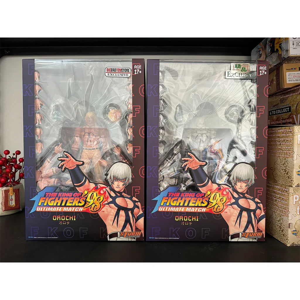 Auf Lager Echte Anime Spielzeuge Storm Toys 1/12 Kof'98 Orochi Skkf04 Bk Yl Serie Anime Spiele Bewegliche Puppenfigur Modell Spielzeug Jungen Geschenk
