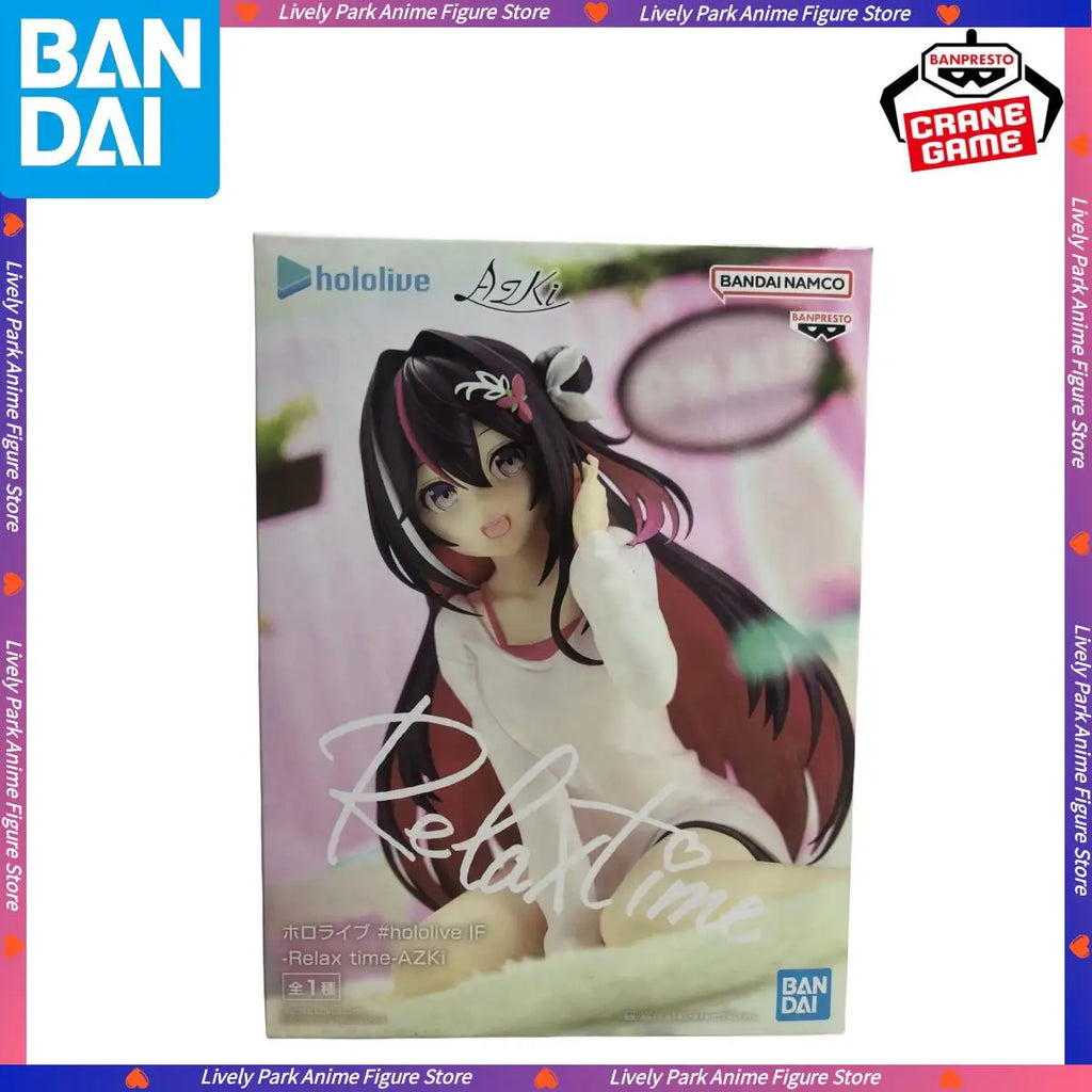 In Stock BANDAI Original Boxed Hololive IF-Relax time Virtual Diva AZKi 12cm Anime Action Figures Model Toys Girl Festival Gifts