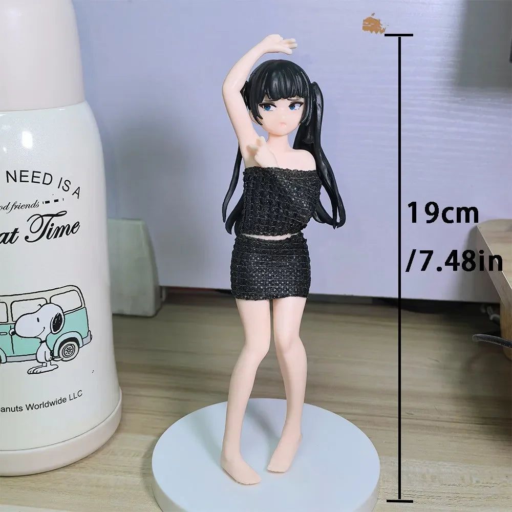 Aixlan Hentail Figure Yuririn 14cm Sexy Handstand PVC Action Figure Matte Paint Adult Anime Girl Statue Collectible Figurine