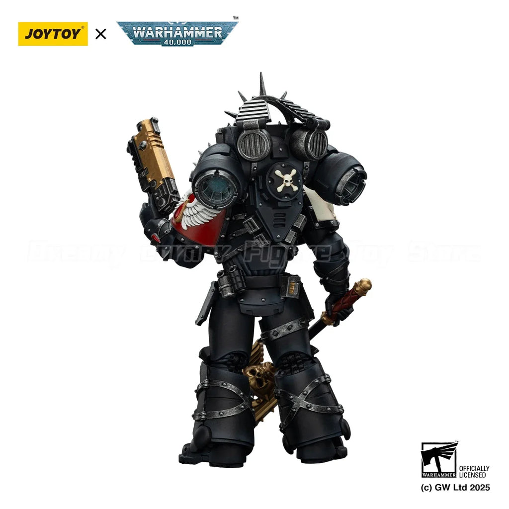 【In Stock】JOYTOY Warhammer 40K Blood Angels Lemartes with Jump Pack,Blood Crozius and Absolver Bolt Pistol 1/18 Action Figure