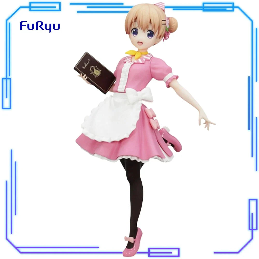 In Stock FuRyu Original Genuine Is The Order A Rabbit BLOOM Trio-Try-iT Figure Hoto Kokoa Cocoa American Diner 18cm Model Toys
