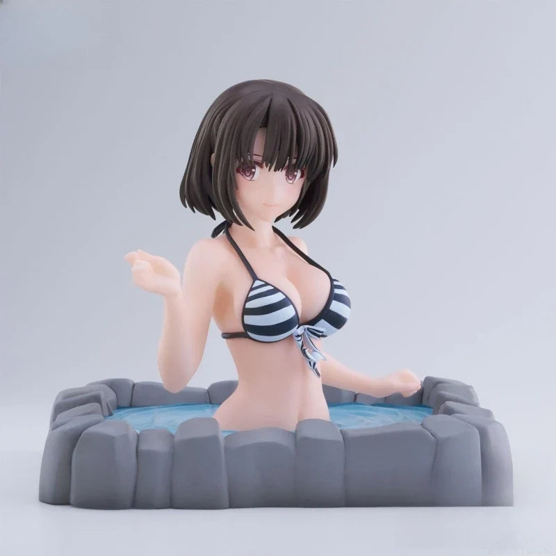 In Stock Genuine SEGA Saenai Heroine No Sodatekata Fine Kato Megumi Thermae Yu~topia Anime Figure Garage Kit Anime Cartoon