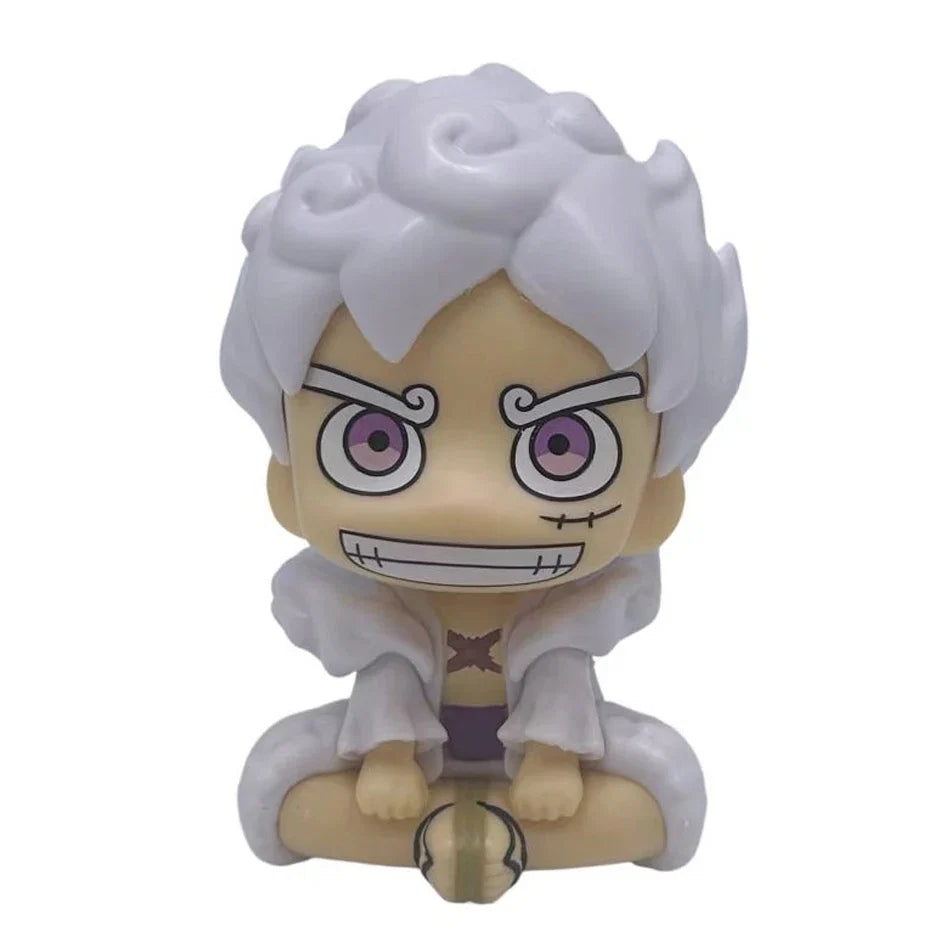 10cm ONE PIECE Anime Figure Look Up Gear 5 Monkey D. Luffy Action Figure Q Version Luffy Figurine PVC Collections Model Doll Toy