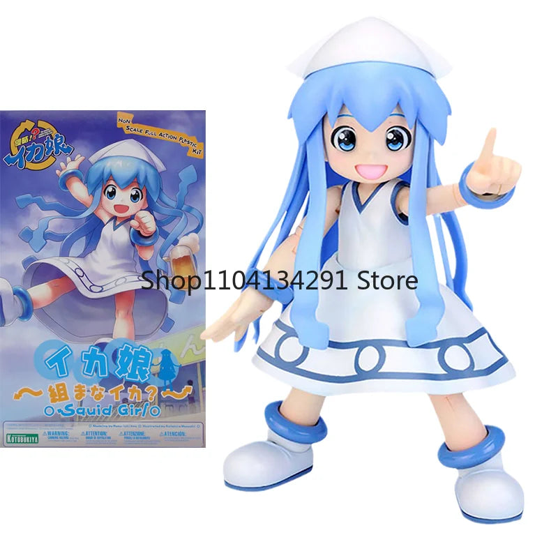 Original Anime Figure THE SQUID GIRL Ika Musume Anime Action Figure Assembly Model Toys Collectible Model Gifts for Children