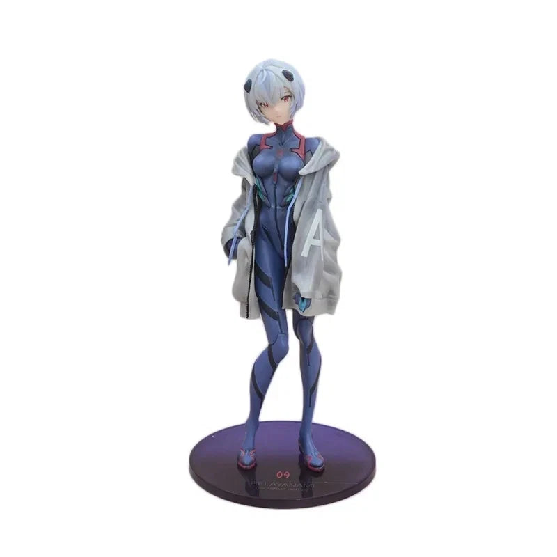 22cm Anime EVA NEON GENESIS Ayanami Rei EVANGELION Figures Millennials Illust Action Figure Trendy Clothes PROTOTYPE Model Toy
