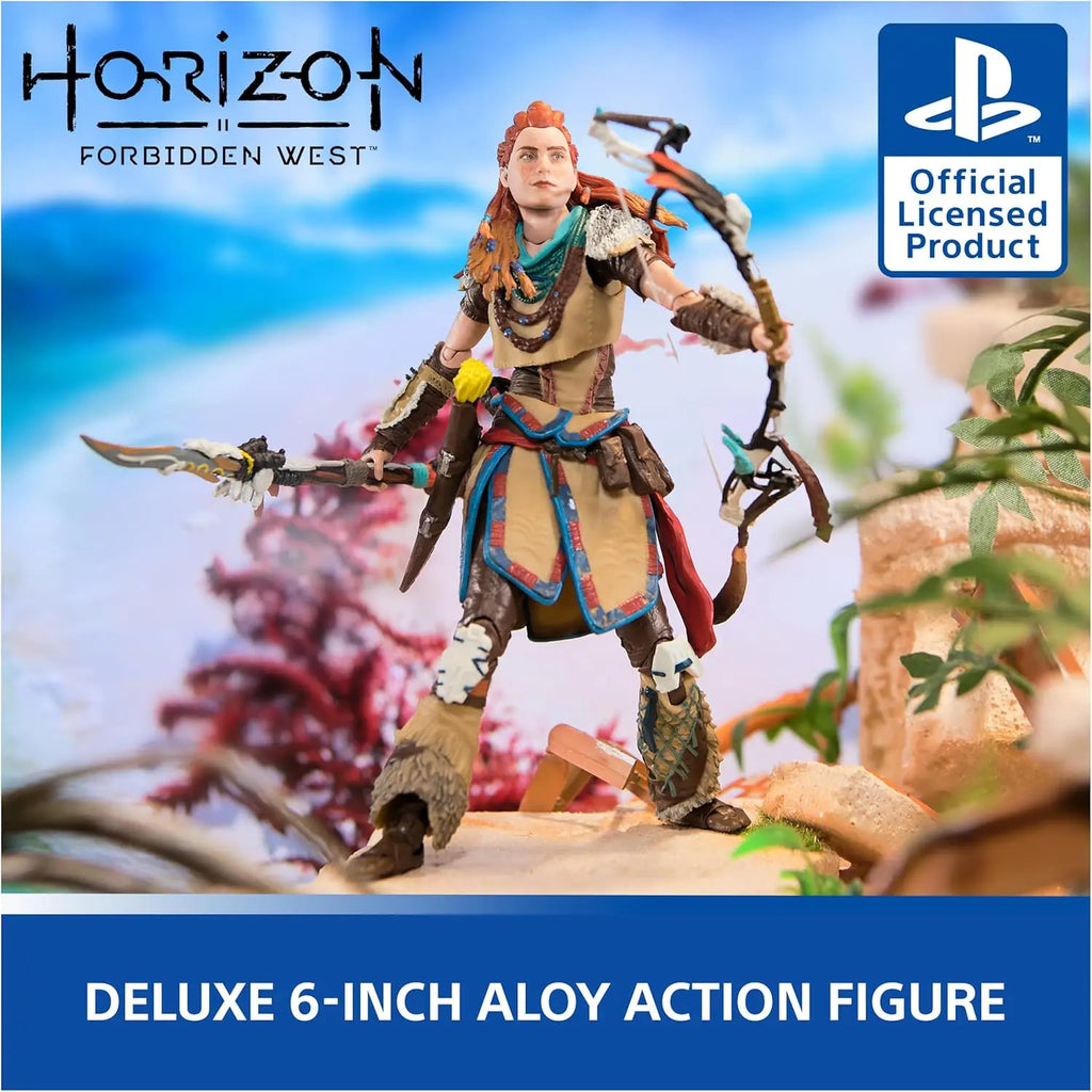 Spin Master Toys  Horizon Forbidden West Aloy Deluxe Edition 6-inch Movable action figure The Shapes Collection for PS5