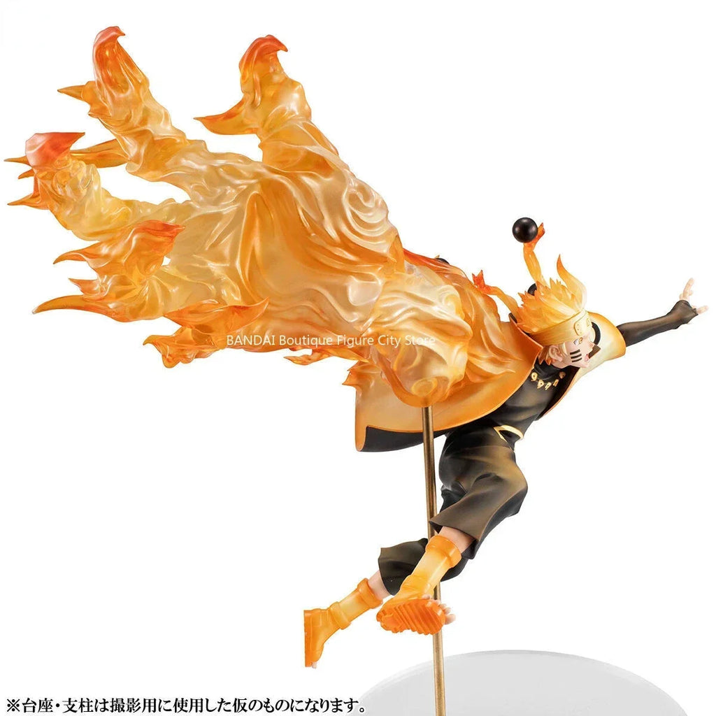 Spot Goods Bandai Mega House Figure Series G.E.M. Uzumaki Naruto Six Paths Sage Mode Action Anime  Model Gift