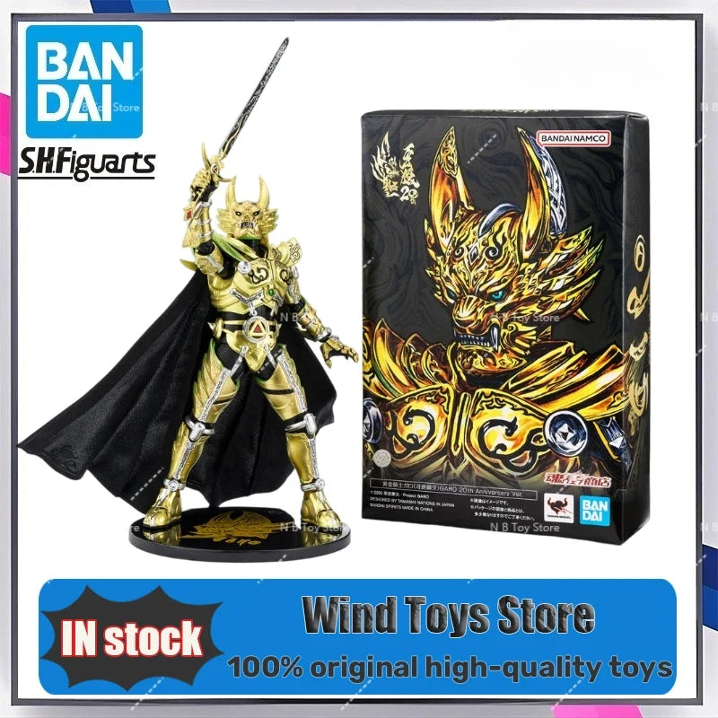 Bandai-KIT of Original SHF GARO Models Anime Action Figures Toys Gifts for Children Deformed Box Packaging ORIGINAL Box