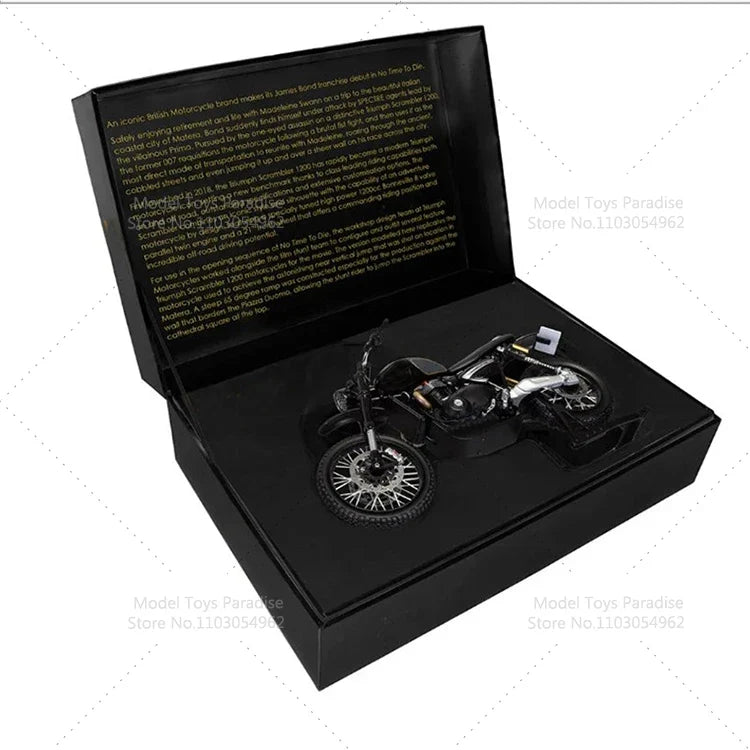 CORGI CC08401 1/12 Scale Retro Simulation Alloy Racing Motorcycle Die Casting Model Fit 6Inch Spy Soldier Action Figure Body