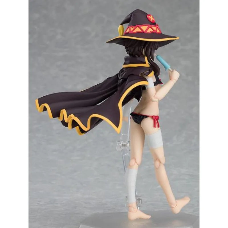 Max Factory Figma EX-056 Megumin - Swimsuit Ver., 125mm Movable Doll, PVC/ABS Material, All-Ages Action Figurine for Collectors