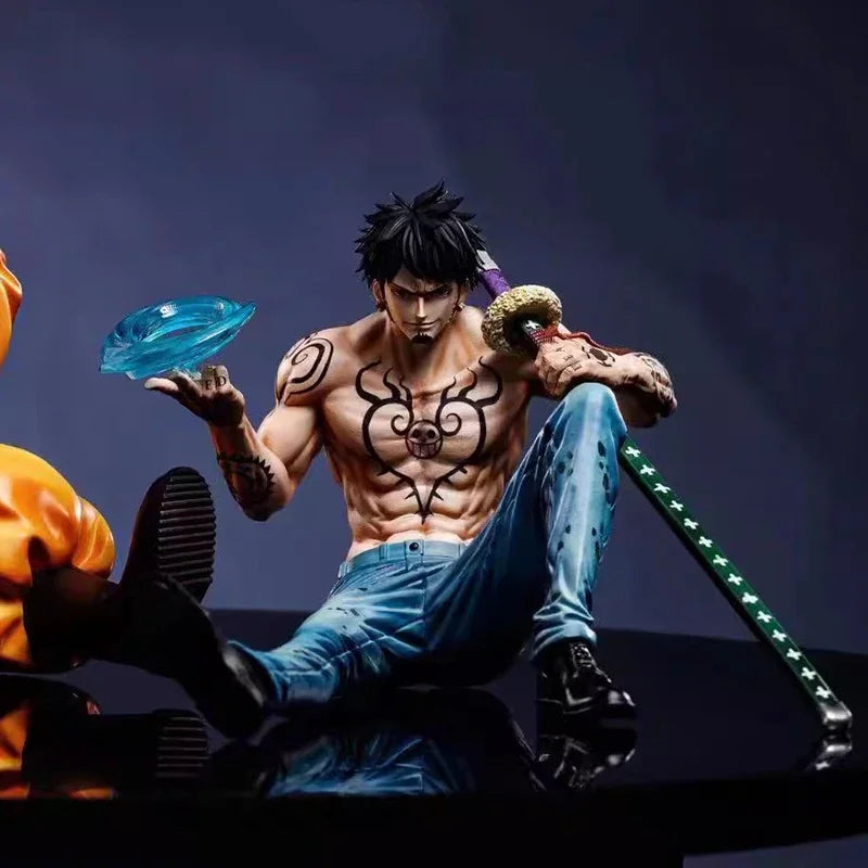 Trafalgar Law One Piece Figures BT Bear Monster Trafalgar D. Water Law Action Figures PVC Anime Jujutsu Kaisen Model Toys Gifts