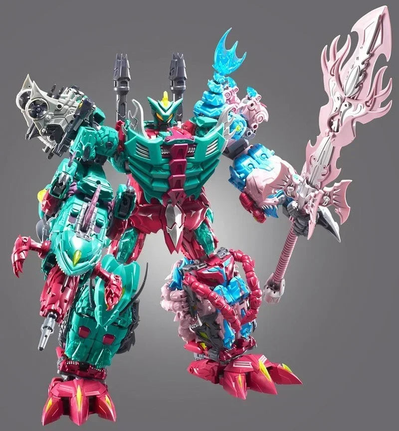 Auf Lager TFC Poseidon Piranakon P-01-06 Transformationsspielzeug 6-Modell Komplettset Reproduktion Actionfigur Spielzeugsammlung Geschenk