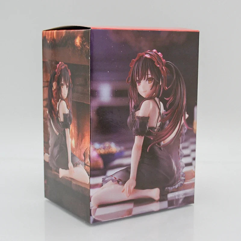 11cm Date A Live V Sexy Anime Girl Figure Kurumi Tokisaki Nightwear Action Figure Tohka Yatogami/Yoshino Figurine Model Doll Toy