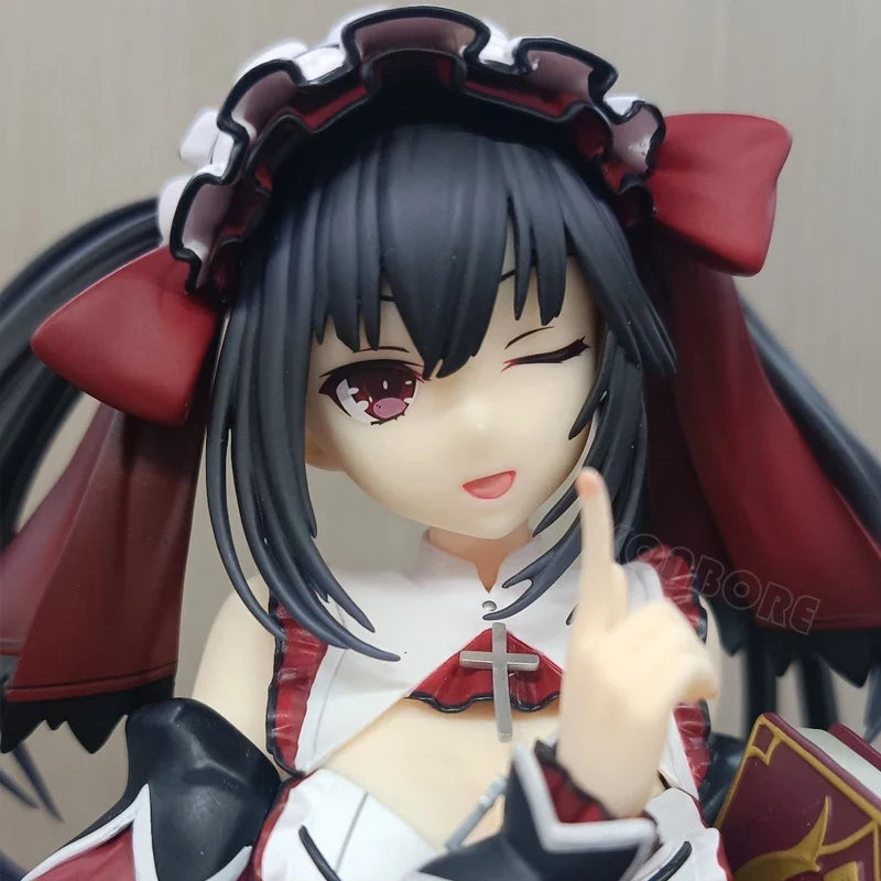 25cm KDcolle Date A Bullet Kurumi Tokisaki Sexy Anime Girl Figure Date A Live Yatogami Tohka Action Figure Adult Model Doll Toys
