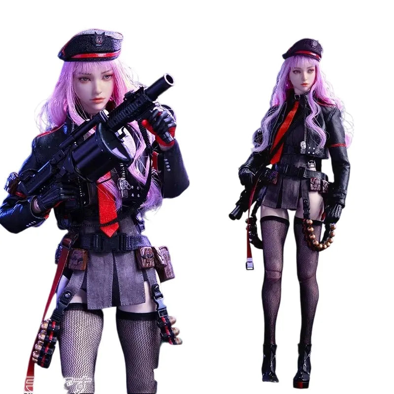 POPTOYS X COLOUR STUDIO BG-001 1/6 Battle Angel Black Fire Mirabelle Rose 12' Action Figure Full Set Collectible Model Toy