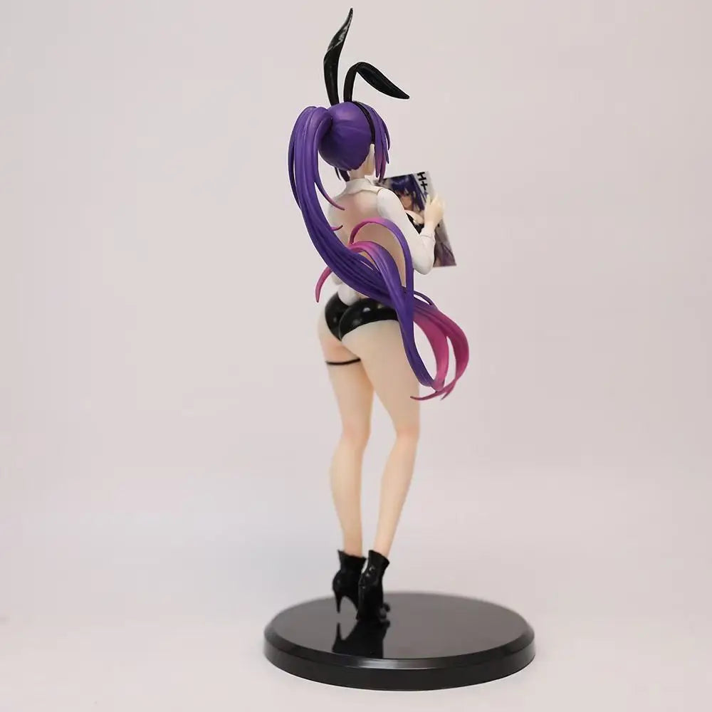 Domestically Produced Second-hand Rabbit Nest Yuna Beautiful Girl Static Figure Model Desktop GK Ornament Pvc Material 250mm ...