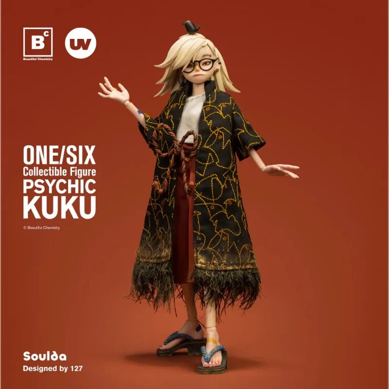 Underverse Original 1/6 Beautiful Chemistry ENFJ PSYCHIC KUKU Collectible Action Dolls 127 Design Product Action Figure Boy Toys