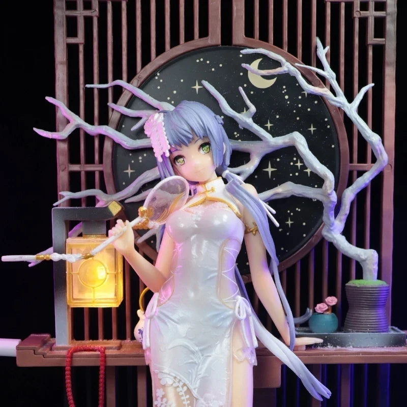 NEW 25cm Anime Vsinger Luo Tianyi Light Girl PVC Action Figure Game Statue Model Toy Collection Doll Gift