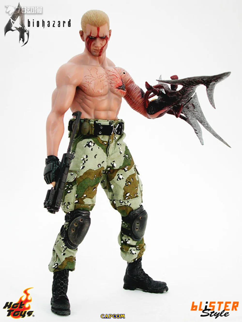 HotToys Resident Evil 1/6 VGM 004 Jack Krauser Transformed Edition Collection Action Figure Model 12-inch Scene Ornament Gift