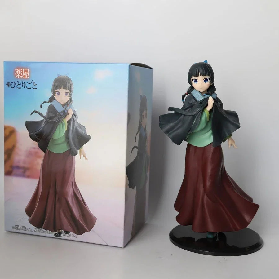 21cm Kusuriya no Hitorigoto Anime Figure Cloak Maomao Action Figure Cute Jinshi Figurine Room Decoration PVC Collection Toys