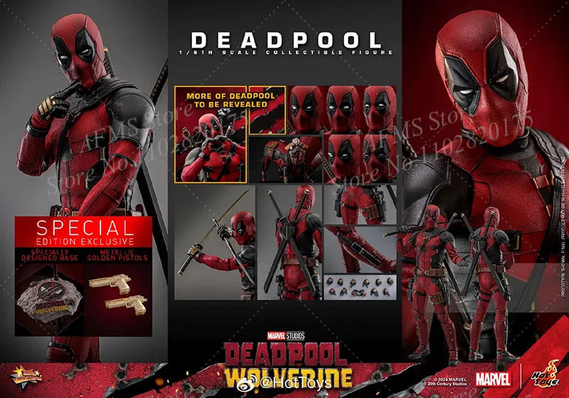 HT HotToys MMS746 1/6 Scale Collectible Figure Deadpool Wolverine Ryan Reynolds Full Set 12Inch Men Soldier Action Figure Model