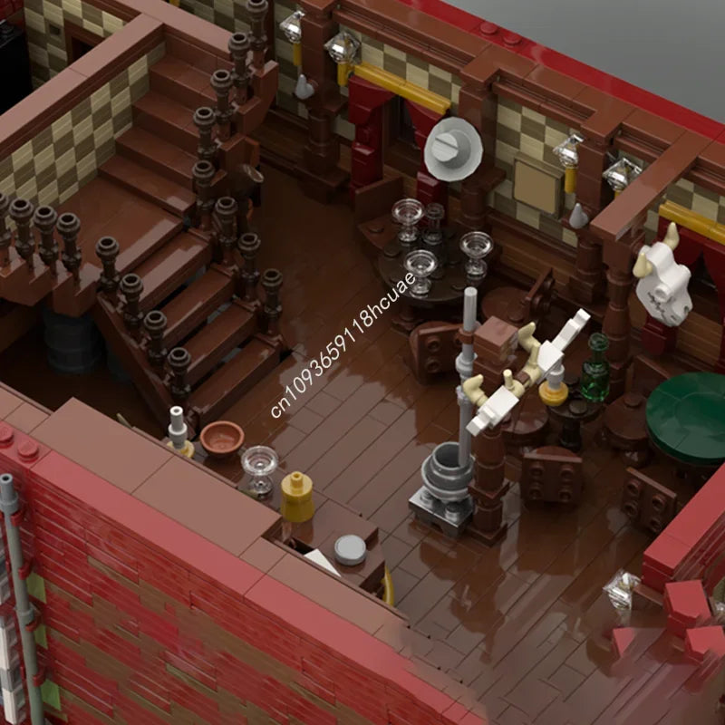 7042pcs MOC Red Dead Redemption 2 Valentine Model Building Christmas Gift Blocks Construction Assemble Toys Creative Idea Brick