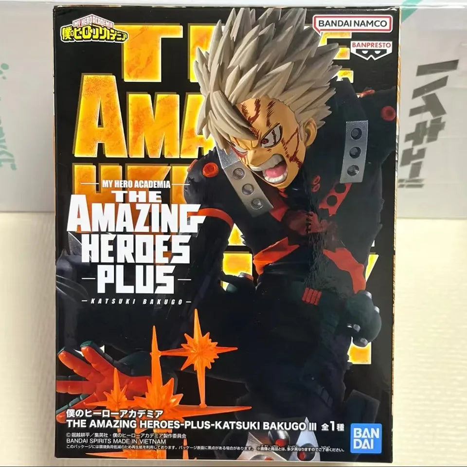 Original BANPRESTO My Hero Academia 7TH FINAL SEASON FIGURE Katsuki Bakugo Figure Anime Model Genuine Boxed Toy