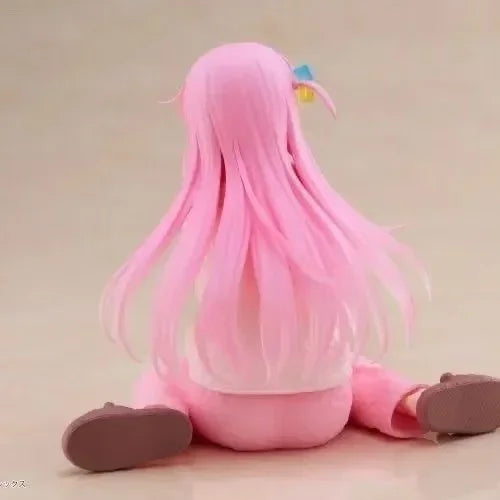 BOCCHI THE ROCK! Anime Gotoh Hitori Figures Sitting Guitar Gotoh Hitori Doll Action Figure Collect Model PVC Toys for Children