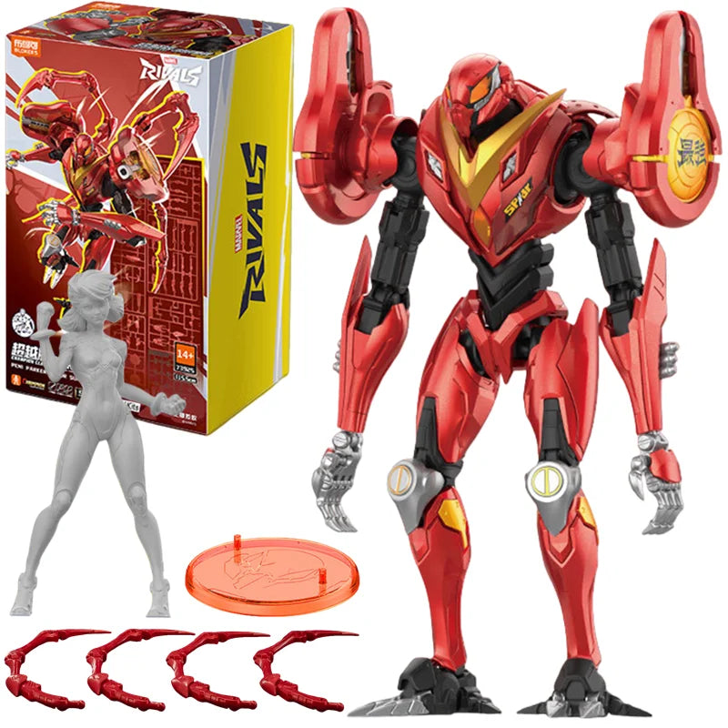 BLOKEES Spider-Man: Into the Spider-Verse Peni Parker SP//dr Actionfigur Modell Montagespielzeug Schreibtischdekoration Geburtstagsgeschenke
