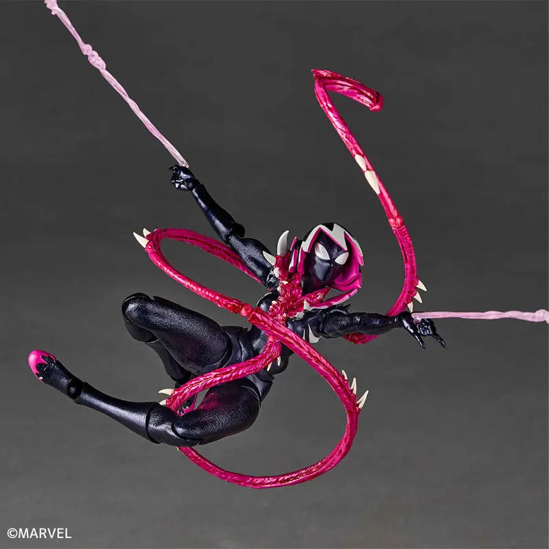 In Stock Venom Gwen Action Figures Anime Figurine Kaiyodo Amazing Yamaguchi Revoltech Statue Ko Model Gk Collection Kid Toy Gift