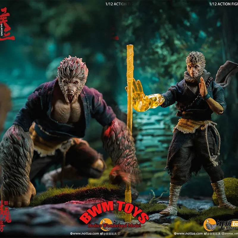 In Stock Nota 1/12 Scale Male Soldier Black Myth Wukong Anime Hou San Deluxe Edition 6Inch Action Figure Doll Collection