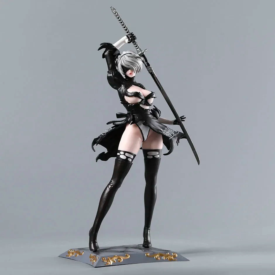NieR Automata 2B YoRHa No.2 Type B 1/7 Scale Figure Model PVC Toy Display Gift Collection Statue