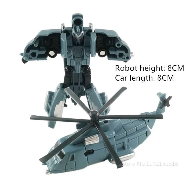 Mini Transformation Robot Kit Toys Models 2 In 1 Deformed Car Toy Robots Toys for Kids Gift  Action Figure Children Toys