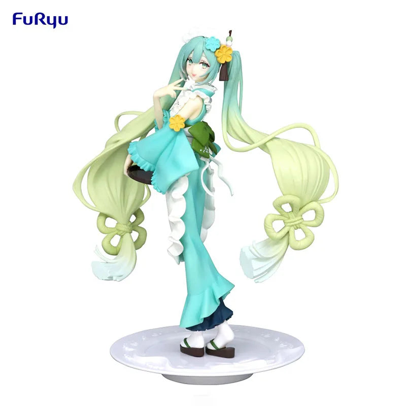 In Stock FuRyu SEGA TAiTO Hatsune Miku PVC Series Hatsune Miku Doll 14-18CM Anime Action Figures Model Collection Toy