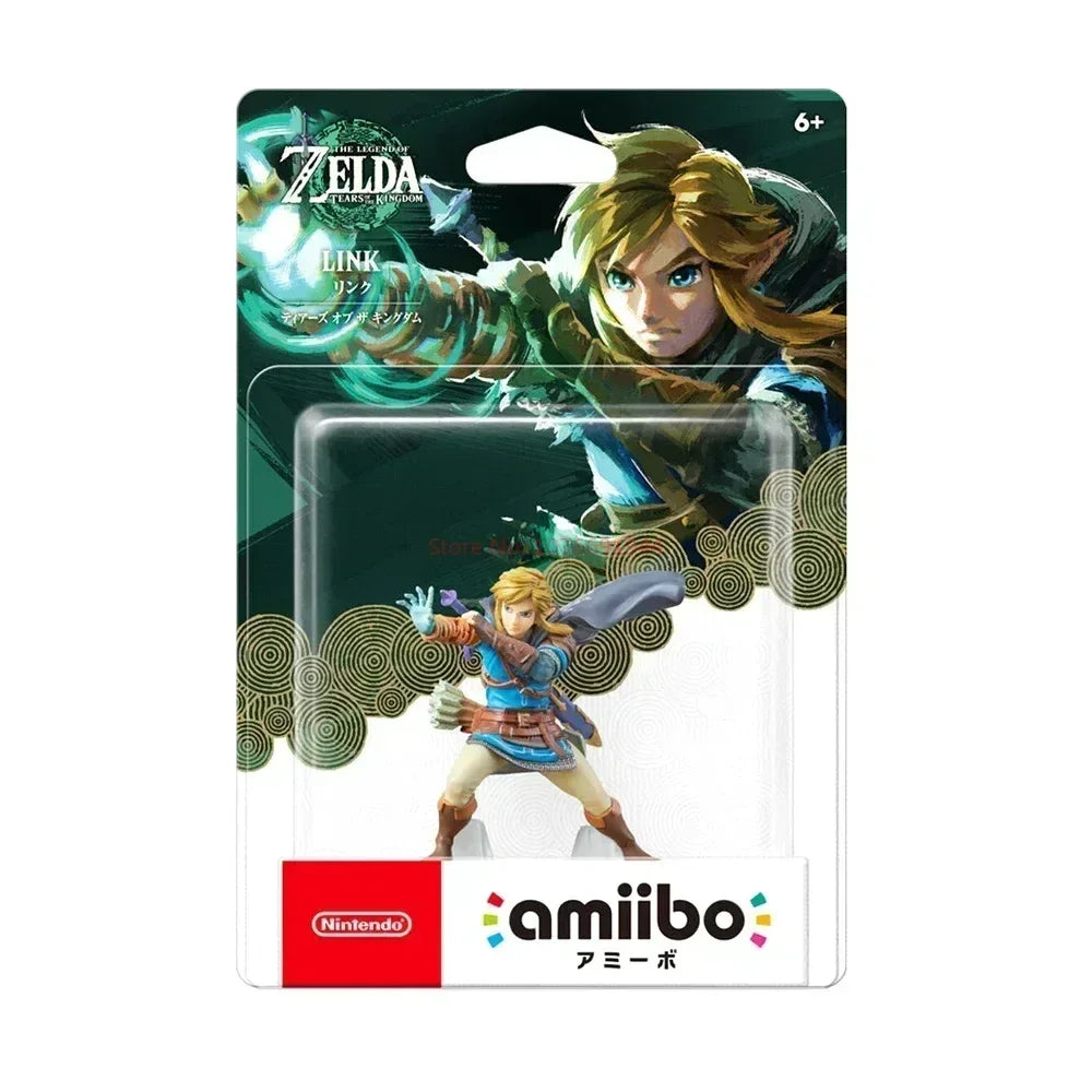 Genuine Amiibo Tears Of The Kingdom Twilight Princess Amiibo Link Ganon Figure Nfc Anime Figures Statue Christmas Gifts Toy