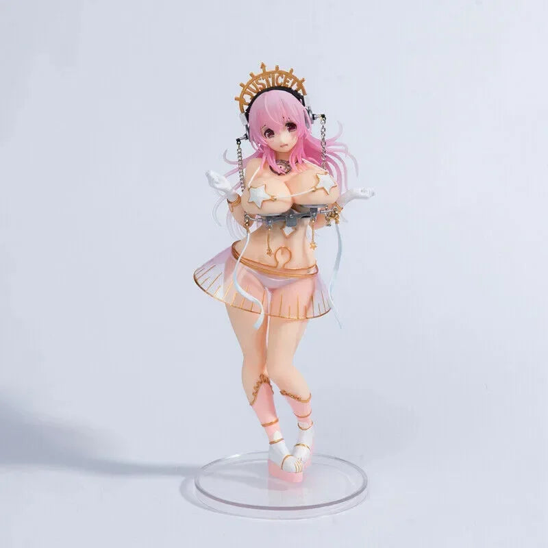 In Stock NSFW Hentai Figure SoniComi Super Sonico Sonico Libra Ver PVC Action Figure Adult Collection Model Doll Toys Gift Hobby